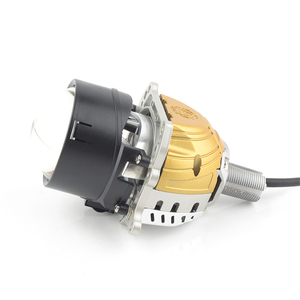 Phare de voiture LED Biled Lentille bleue Lentille de projecteur Biled 2,5 pouces 120W Lentille de projecteur Bi LED sans perte - Product Image 5