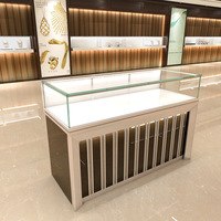 Vitrine de présentation de haute qualité en métal et verre pour lunettes de soleil, montres et bijoux, pour exposition de bijoux