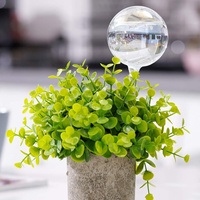 Pointes de système d'auto-arrosage en verre transparent de couleur dégradée arc-en-ciel irisé léger, ampoules automatiques d'abreuvoir de plantes