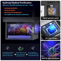 Fregadero de Cocina Inteligente 5335 con Purificación Hidráulica, Hecho a Mano, Cuadrado, de un Solo Tazón, Acero Inoxidable 304, Recubrimiento Nano Negro, Tres Orificios