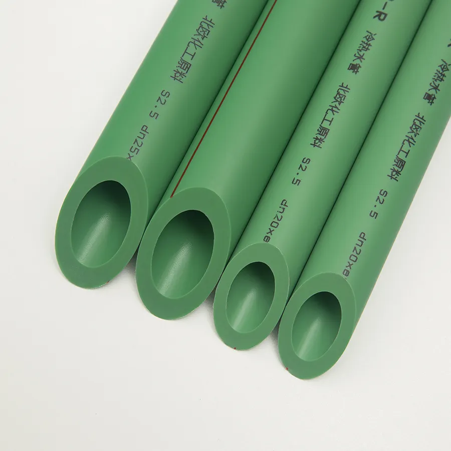 تركيبات PPR ، مصنوعة من البلاستيك النقي ، أبيض وأخضر ، أنابيب بلاستيكية PPR, أنبوب PPR ، بحجم كامل ، أنظمة إمدادات المياه الساخنة والباردة ، PN12.5/16/20/25
