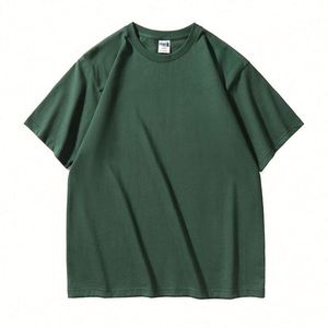 Casual Men's T Shirts High Quality <b>Drop</b> Shoulder Oversized Style Sample Screen Print Custom T Shirt Cotton Blank Men's T-Shirts - Product Image 5