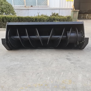 Accessoire de remplissage de fossés hydraulique pour chargeuse compacte <span class=keywords><strong>Bobcat</strong></span> / CAT avec plaque de fixation rapide universelle - Product Image 1