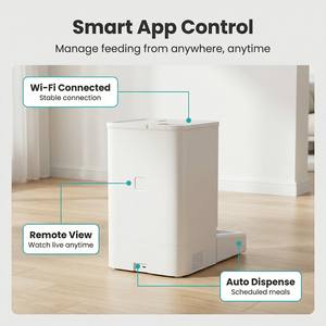 Nuevo Comedero Automático para Mascotas 2026 con Wifi, Cámara, Activación por Microchip, Audio Bidireccional, 2 en 1 (Comida y Agua), Durable - Product Image 3