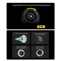 Objectif d'appareil photo plein format Viltrox AF 28mm F4.5 pour Sony FE, Nikon Z, Fujifilm XF, Leica Lumix L Mount, objectif pancake autofocus
