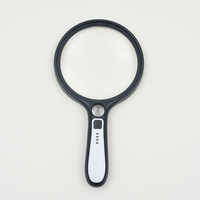 10X 30x Large Handheld Lighted Magnifier with 13 LED Lights 3 Mode Rechargeable for Seniors Reading & Close Work