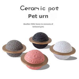 Contenedor de cremación de animales pequeños elegante y duradero para cenizas, recuerdo conmemorativo hecho a mano para perros y gatos, urna para mascotas - Product Image 1