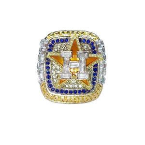 2022 Houston Astros Basketball Championship Rings Bijoux en alliage plaqué or rose - Product Image 1