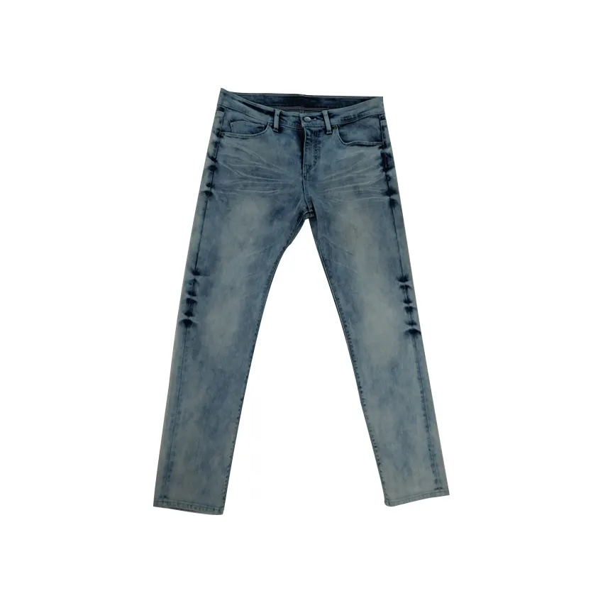 Calças jeans masculinas confortáveis, produtos de denim para homens