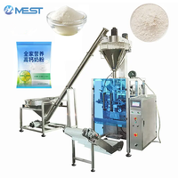 Machine d'emballage de farine semi-automatique pour poudre de blé Tin Doypack Sachet Matcha avec imprimante de date 1-10g 500g 1000g 10kg