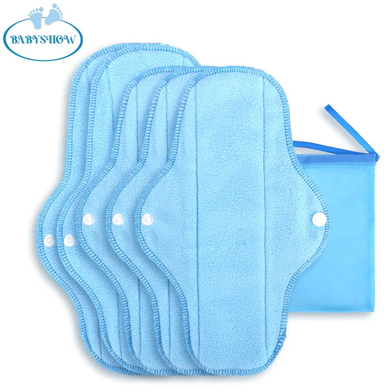 Assistance Programs Super Absorbent Polar Fleece Sanitary Sets Reusable Waterproof Sanitary Kits Soft-touch Menstrual Pads