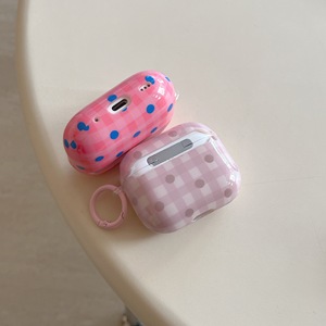 Étui pour écouteurs Apple <span class=keywords><strong>Airpods</strong></span> 2 3 4 Pro2 avec rayures en grille, pois et finition brillante, housse pour écouteurs sans fil pour <span class=keywords><strong>Airpods</strong></span> <span class=keywords><strong>Pro</strong></span> 3, boîte de charge - Product Image 3