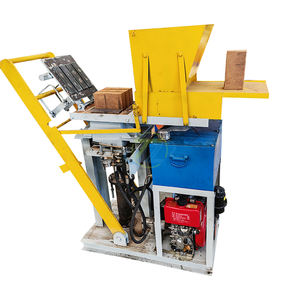 Nouveau type de machine hydraulique de brique d'argile de verrouillage Spécifications multiples Options de moteur diesel de moteur électrique 220V disponibles - Product Image 1