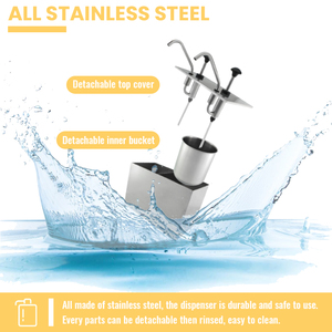 เครื่องจ่ายซอสสแตนเลสคุณภาพสูงสำหรับ<span class=keywords><strong>โรงแรม</strong></span> ครัว<span class=keywords><strong>โรงแรม</strong></span> บุฟเฟ่ต์อาหารเย็น - Product Image 5