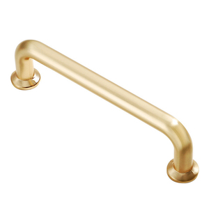 Poignées et boutons modernes en alliage de zinc (or/noir/cuivre brossé) pour tiroirs de cuisine, salle de bain, armoires et meubles de bureau - Product Image 1