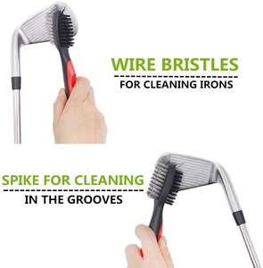 Nettoyeur de Club de Golf 3 en 1, brosse Double face, accessoires outil de nettoyage de brosses de Golf, nouvelle collection - Product Image 4