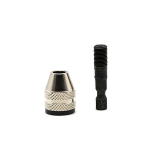 Mycon Tools Perceuse électrique à tige hexagonale, triple mandrin 0,3-3,6 mm, métal argenté noir, longueur 47 mm - Product Image 1