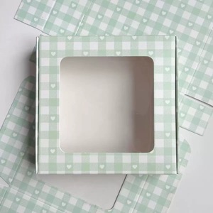 Boîte d'emballage cadeau personnalisée en gros pour usine, boîte en papier pliable pour <span class=keywords><strong>chouchou</strong></span> à cheveux - Product Image 3
