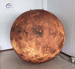 Astronomie Musée Décoration Gonflable Dessin Animé Lune et Système Solaire Voyager Planète Ballon pour Affichage - Product Image 4