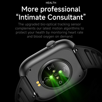 Montre connectée SENBONO T7, grand écran TFT de 1,83 pouce, suivi de la forme physique, fréquence cardiaque, surveillance du sommeil, assistant vocal IA, étanche IP67