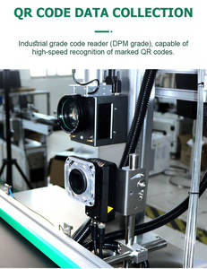 Máquina de Codificación y Marcado Láser UV Dual de 10W Todo en Uno con Cabezales Separados AI/DST para Codificación de Fecha QR en Exteriores de Botellas, Fábrica de Cosméticos - Product Image 4
