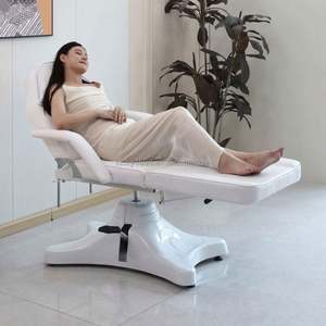 Lit <span class=keywords><strong>de</strong></span> <span class=keywords><strong>massage</strong></span> multifonctionnel Chaise faciale <span class=keywords><strong>Pliante</strong></span> Réglable Spa Salon Beauté Lit Tatouage Cils Beauté Lit/Chaise Avec Tabouret - Product Image 4