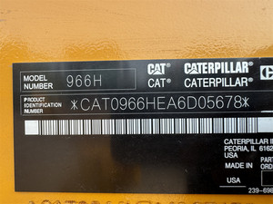 Sử dụng mỹ mèo Sâu Bướm 966H 6ton của loader trong tình trạng tốt giá thấp cũ - Product Image 5