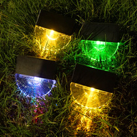 Lumières solaires de plate-forme et de barrière de LED d'IP65 pour le chemin et les terrasses de cour d'allée de patio de jardin