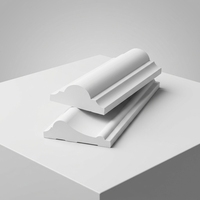 Plinthe décorative en polystyrène PS écologique et imperméable pour la décoration intérieure de la maison