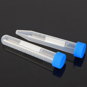 Yuan Yi Centrifuge <b>Tube</b> 10Ml Round Bottom Screw Cap Transparent <b>Plastic</b> Laboratory Supply - Product Image 3