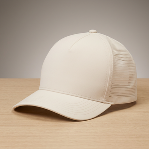 <b>Red</b> Mesh Trucker Cap 5 Panel Adjustable Baseball Hat 3D Embroidery Logo Front Panel Casual Outdoor Breathable - Product Image 3
