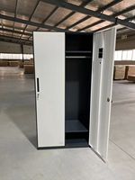 Armoire à vêtements bon marché de haute qualité avec tiges de suspension armoire en métal avec pieds