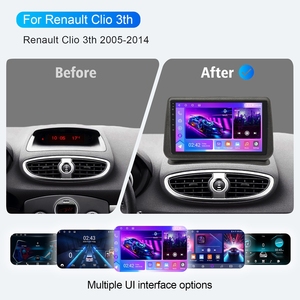 Autoradio multimédia 9 pouces à installation facile avec Bluetooth, commandes au volant et fonction d'apprentissage des boutons pour Renault Clio 3 2005-2017 - Product Image 4