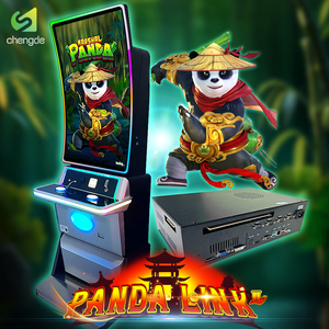 มีสินค้าในสต็อก จอสัมผัสแนวตั้งขนาด 43 นิ้ว เครื่องเล่นเกมหยอดเหรียญแบบ Nudge Game Reel Skill Game 6 เกม พร้อมเกมบอร์ด Panda Link II - Product Image 1