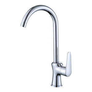 Grifo de Cocina de Cobre, Rotación de 360 Grados, Monomando, Montaje en Encimera, Agua Fría y Caliente - Product Image 2