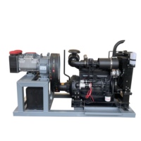 Compresor Industrial Sin Aceite Shansen Factory YS260-14m³/min con Motor Diésel para Planta de Cemento