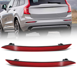 Accessoire automobile directement de l'usine, réflecteur de pare-chocs arrière pour <span class=keywords><strong>Volvo</strong></span> <span class=keywords><strong>XC90</strong></span> 2016 2017 2018 2019 2020 2021 2022 <span class=keywords><strong>2023</strong></span> 2024 2025, sans ampoule - Product Image 1