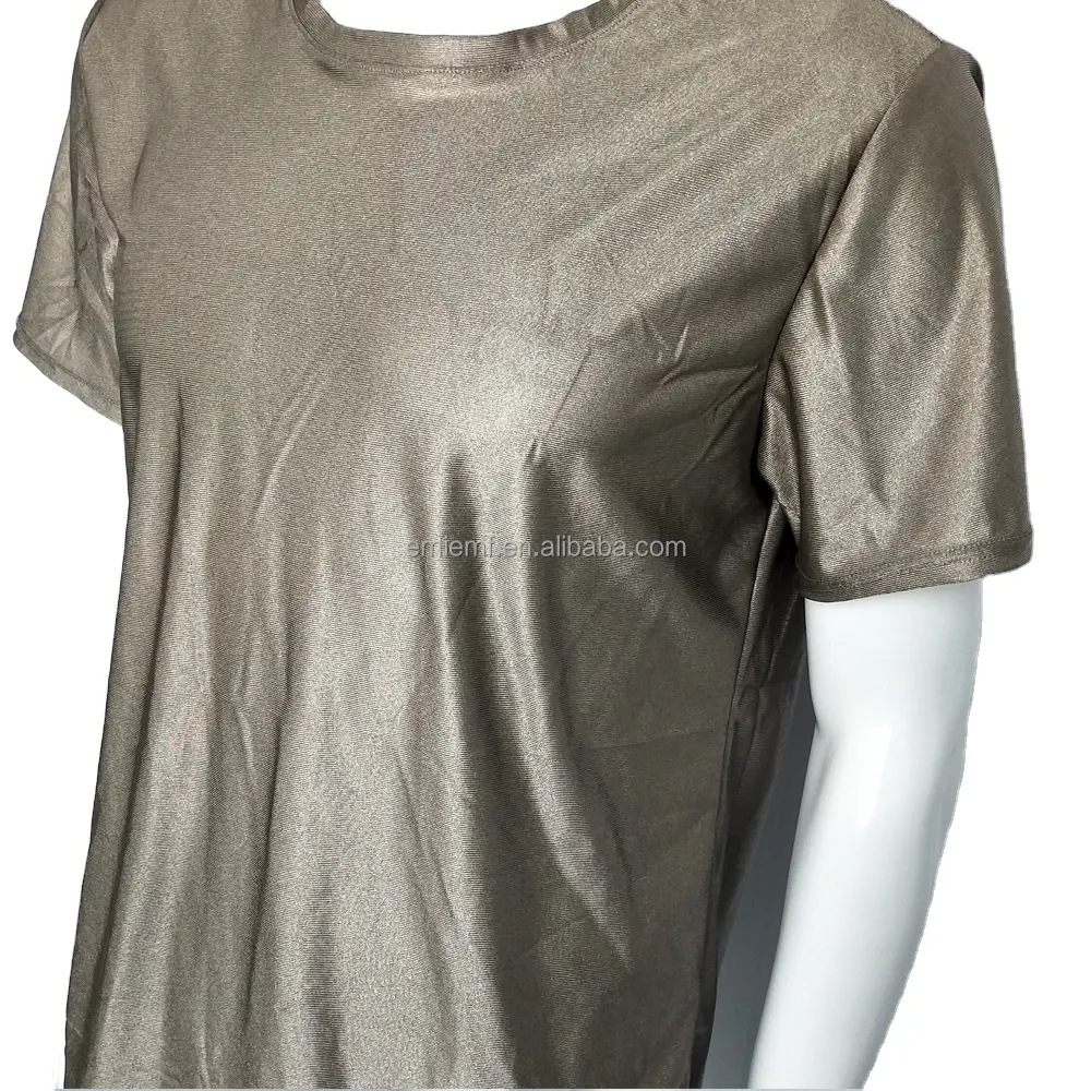 Koruyucu kumaş blok WiFi/RF anti-radyasyon iletken Tshirt