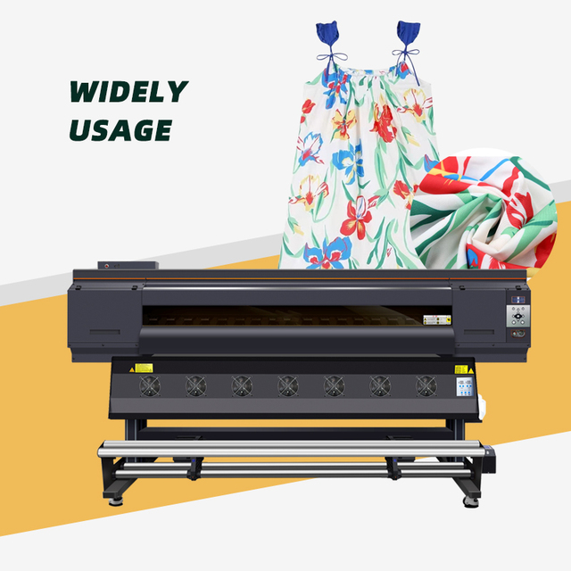 Good Price Second-hand 1.9m With 3 New Print Heads Large Format Dye Sublimation Printer Machine for World Cup Related Products