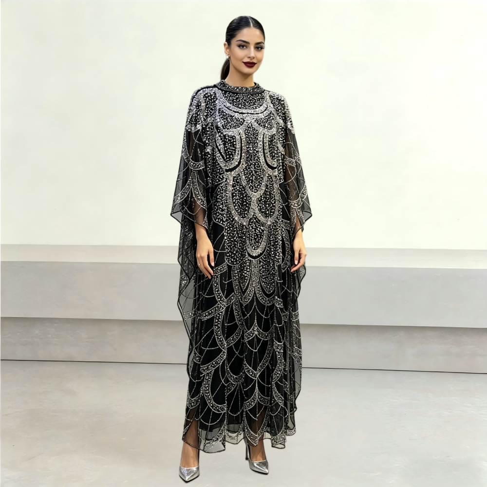 Buy In Bulk Muslim Wedding Guest Dresses Luxurious Sequins & Embroidery |  Alibaba.com