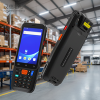Escáner de Códigos de Barras PDA Android 15 de 4 Pulgadas con IP67, 5000 mAh, Lector/Escritor NFC para Sistemas de Gestión de Inventario de Almacenes