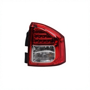 Feux arrière LED Calavera pour Compass 2014-2016, lentille rouge, kit de modernisation LED 6000K, 12V, nouveau groupe d'éclairage arrière - Product Image 1