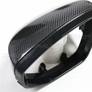 ฝาครอบกระจกมองข้างรถยนต์คาร์บอนไฟเบอร์แบบแห้ง สำหรับเปลี่ยนฝาครอบกระจกมองหลัง สำหรับ Audi A6 C8 S6 RS6 A7 S7 RS7 รุ่นพวงมาลัยซ้าย ปี 2019-ปัจจุบัน - Product Image 5