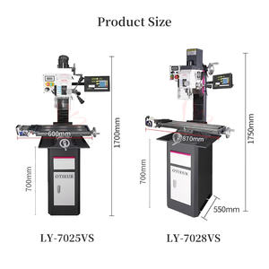 Machine <span class=keywords><strong>de</strong></span> perçage et <span class=keywords><strong>de</strong></span> fraisage LY-7028VS 7025VS avec <span class=keywords><strong>échelle</strong></span>s linéaires, base d'alimentation automatique, armoire pour outils <span class=keywords><strong>de</strong></span> perçage et <span class=keywords><strong>de</strong></span> fraisage pour la découpe <span class=keywords><strong>de</strong></span> métaux - Product Image 4