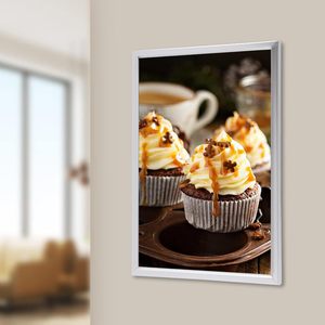 Aluminum Alloy Profile Frame Rectangle LED <b>Light</b> Box Wall Mounted Backlit Display Advertising Lightbox <b>Sign</b> - Product Image 1