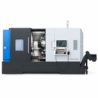 Tour CNC horizontal à broche unique Handemo BT50 de haute précision, modèle TCK3100SY, machine 3 axes de moyenne capacité à haute précision