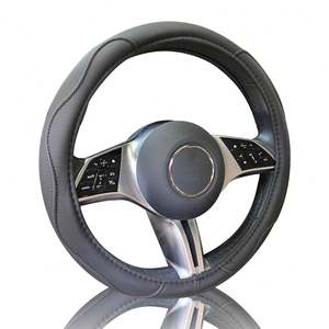 Enerfero หนังกันลื่นสไตล์สปอร์ตฝาครอบพวงมาลัยรถยนต์ขนาด36-40ซม. สำหรับ F0027B รถยนต์รุ่น TT - Product Image 1