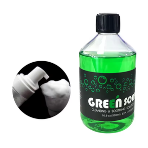 Jabón para Tatuajes de Marca Privada de 500 ml, Verde, Azul, Rosa, Jabón Limpiador y Calmante Natural para el Cuidado Posterior del Tatuaje, Jabón Premium para Estudio de Tatuajes - Product Image 5