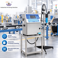 Imprimante à jet d'encre continu PRIMA-B600 PLUS, machine d'impression de date de production et de numéro de lot sur 1 à 5 lignes