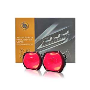 Offroad Red LED Work Light Fog Spot Beam Lámpara de conducción Faro - Product Image 3